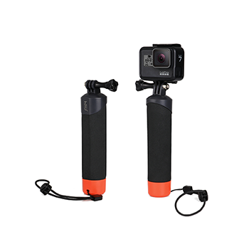 HSU مقبض يد عائم مقاوم للماء متوافق مع GoPro Hero 10 Black/Hero 9 Black، حامل بمقبض لـ Hero 8/7/6/5/4/ AKASO Campark Osmo Action Camera/Xiao Yi Action Camera