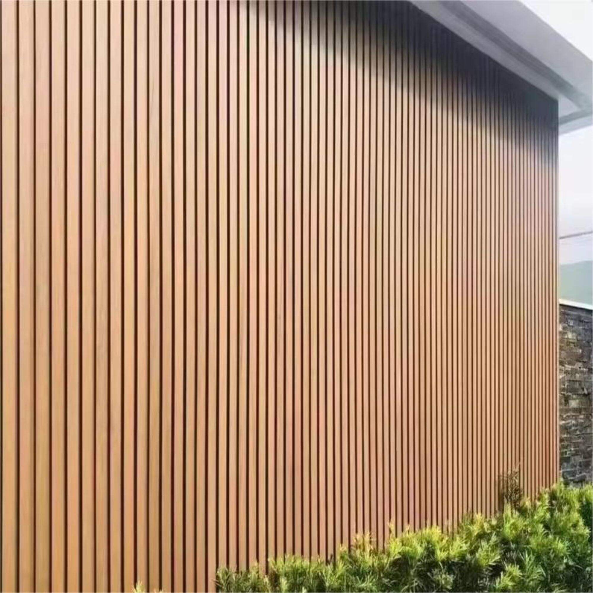 Modern WPC Exterior Outdoor Decorative Wood Plastic Composite Wall Panel the Great Wall Siding Ceiling Wall Panel