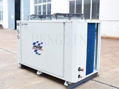 What's the most suitable place to install a condensing unit?