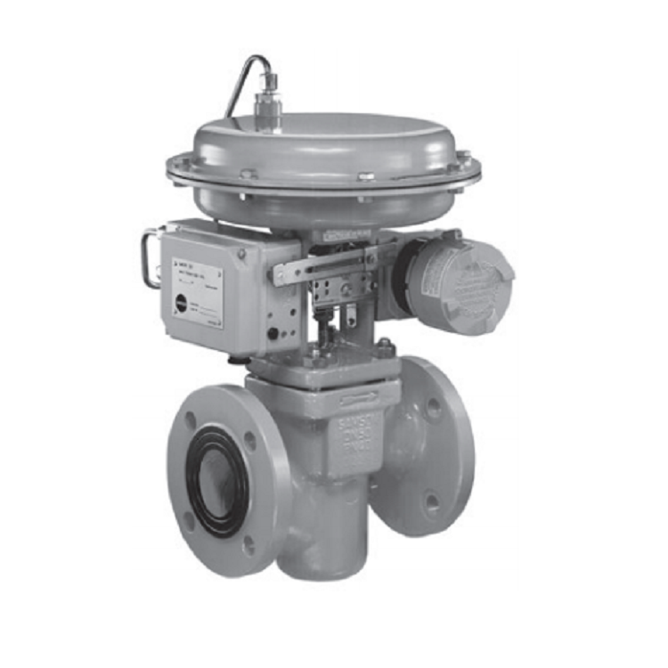 Chinese Control Valve With samson 4763 Positioner with Fisher 67cfr 67CFSR filter regulator for Chinese control valve supplier