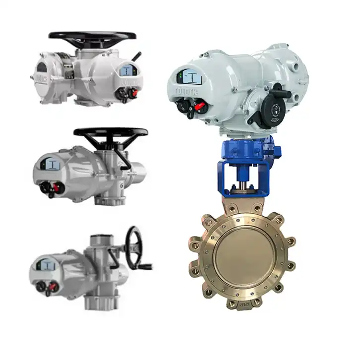 China Electric Butterfly Control Valves With ROTORK IQ Range Intelligent Electric Valve Actuators Stock Supplier For Valves supplier