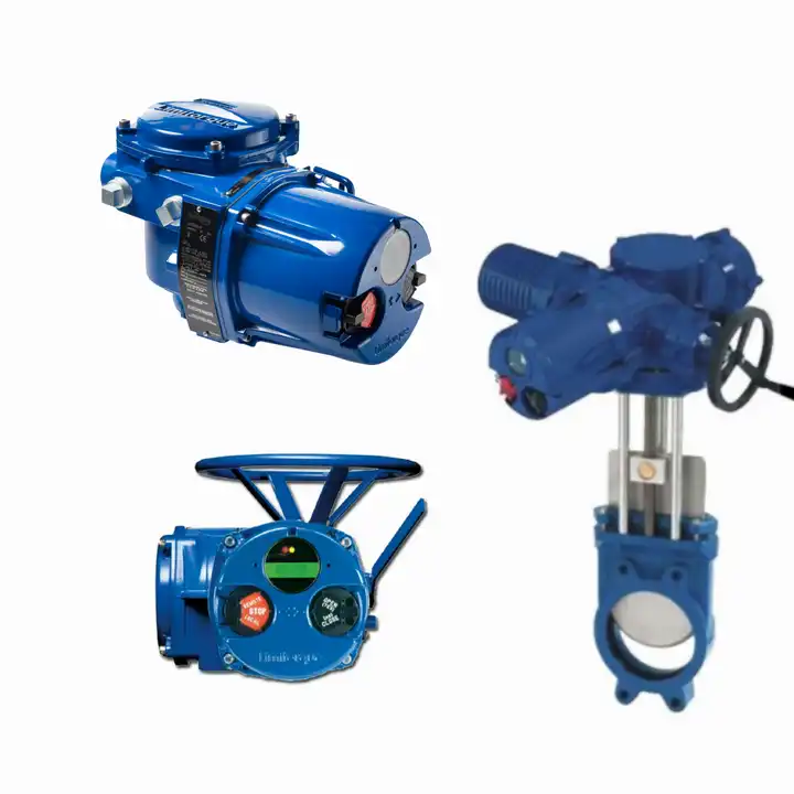 Chinese Electric Control Valves Stock Supplier With Limitorque MX-100 MX-85 MX-QX Multi-turn  Electric Valve Actuator manufacture