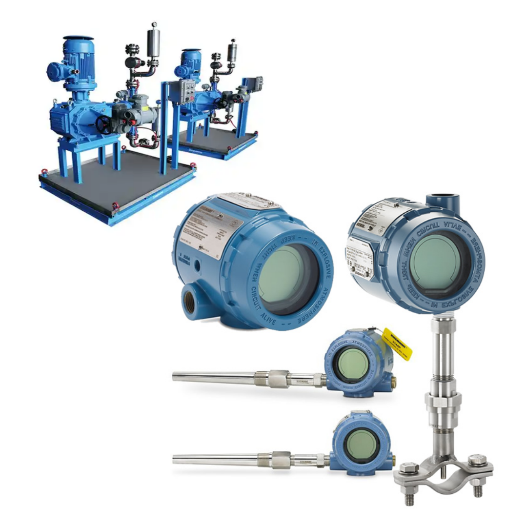 Fuel Gas Conditioning Skid With Rosemount 3144P Temperature Transmitter Digital Smart Temperature Flow Transmitter supplier