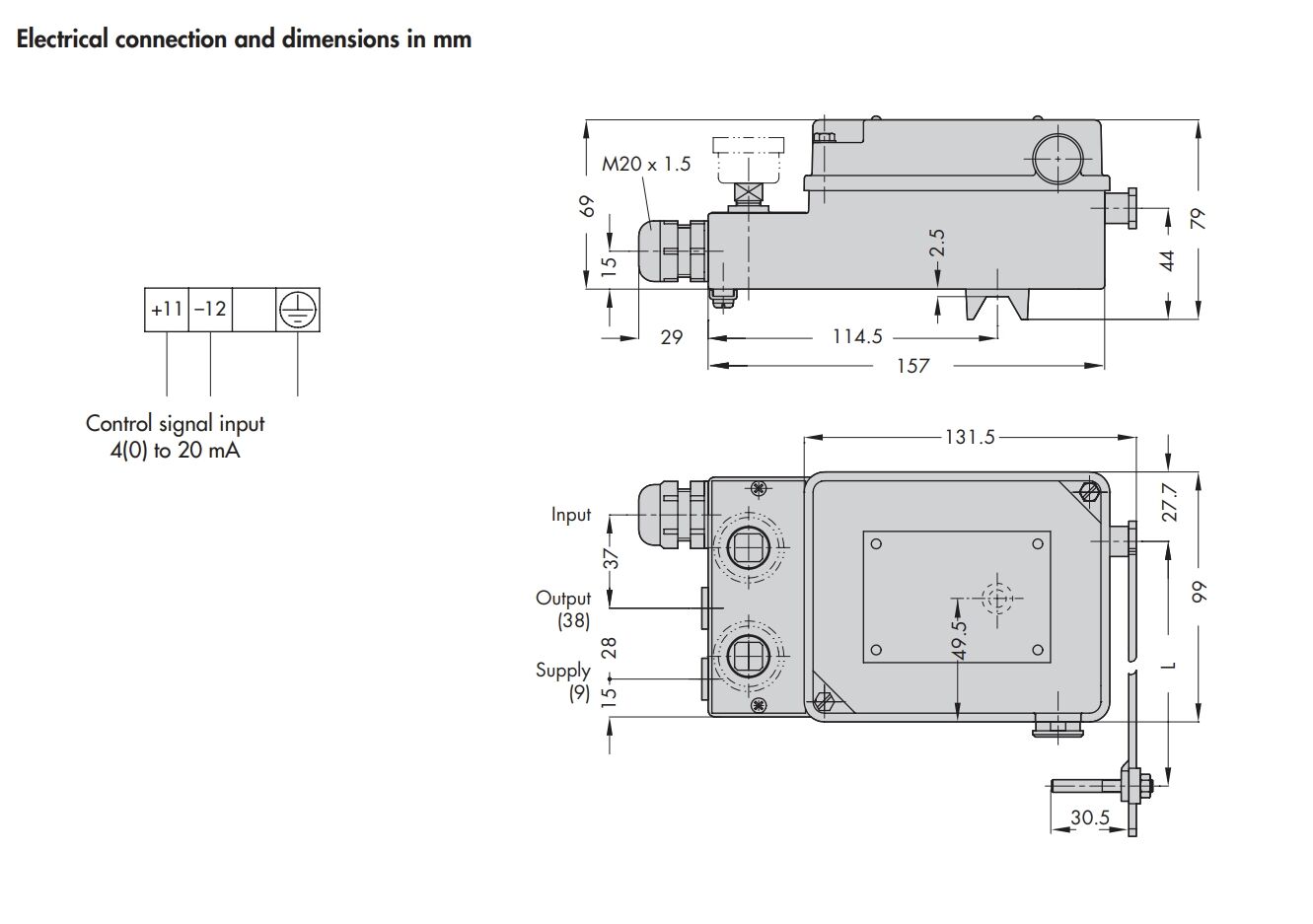 Pneumatic Control Valves With Samson 4763 Electropneumatic Positioner And Samson 3730-3 3725 Valve Positioner manufacture