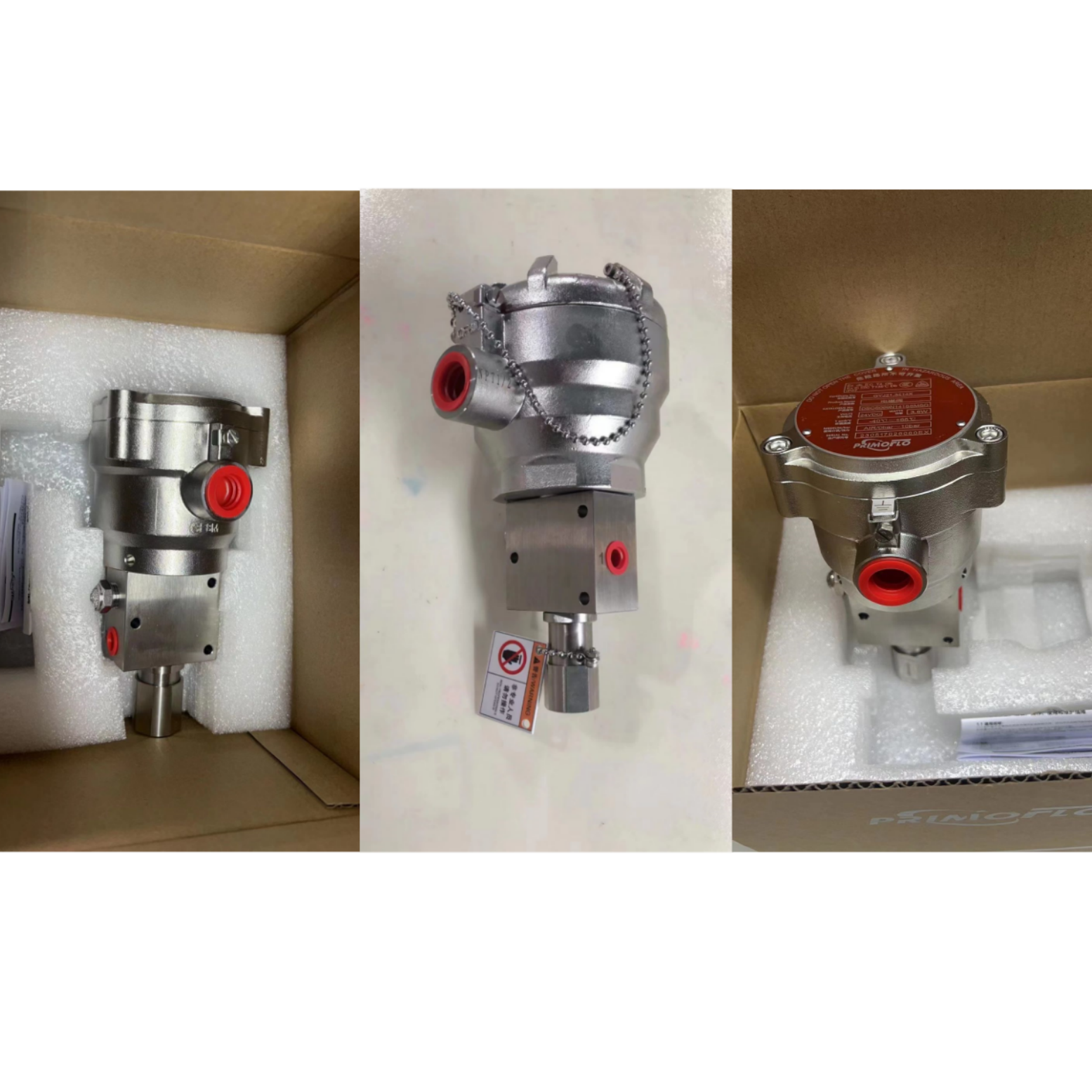 Primoflo Direct Acting Solenoid Valve 3/2 Single Coil For Flowserve Fisher Samson Pneumatic Control Valves Oil Gas Industry details