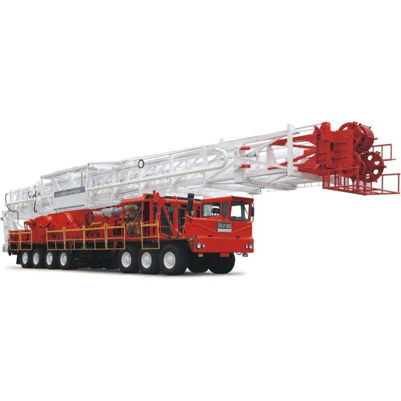 XJ750 Drilling & Workover Rig For oil and gas industry Workover Depth 8000m Drilling Depth 3000m Max. Load 1700 kN