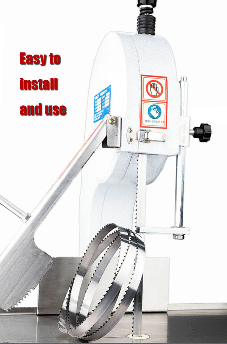 Bone sawing machine saw blade high speed steel 1650 food cutting frozen fish band saw blade manufacture