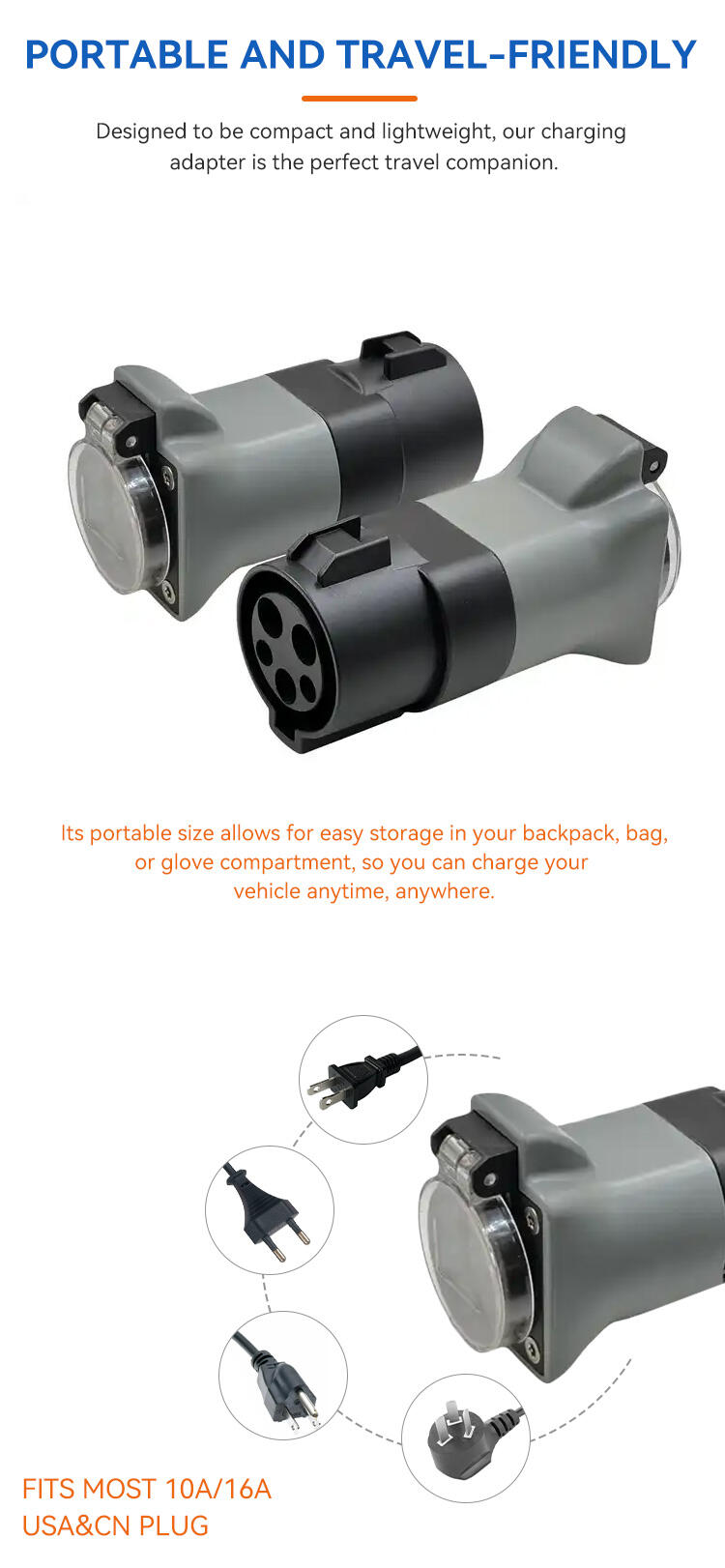 J1772 TO NEMA 5-15/5-20 EV CHARGER ADAPTER FOR E-BIKE SCOOTER J1772 adapter wall outlet w/ 240V out supplier