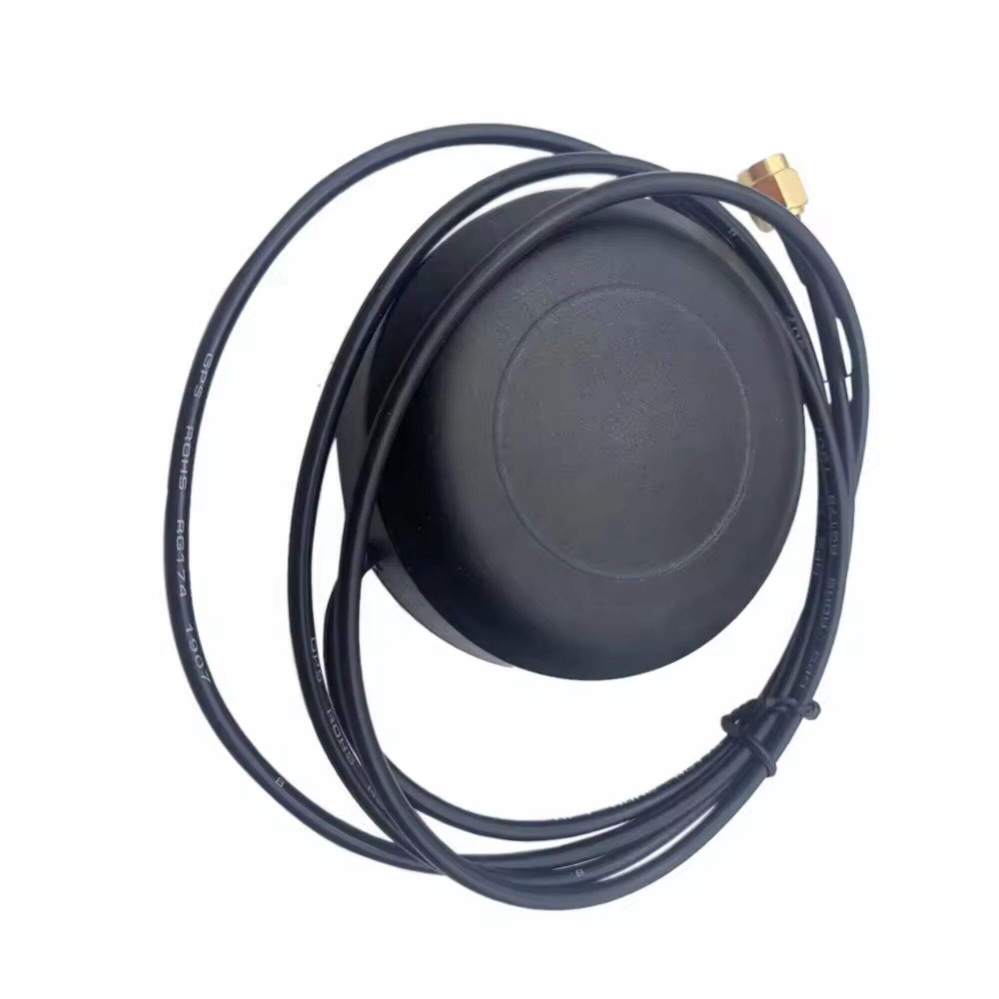 Antenne GPS Magnétique Véhicule 1575,42 MHz Avec Câble 3 M - Prise SMA, Gain 27 DBi, Pour Amélioration Signal