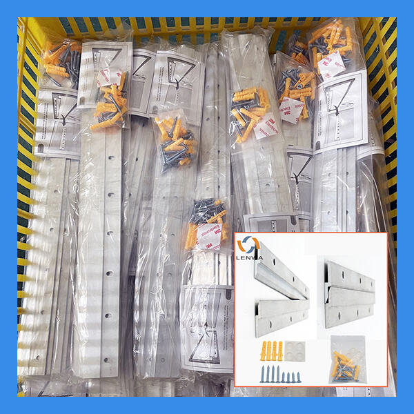 The low-profile design of z clip mounting hardware