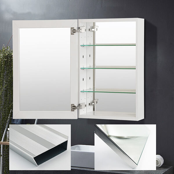 Use of Aluminium Profile for Mirror Frame: