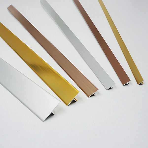 Using gold aluminium trim in your home is easy