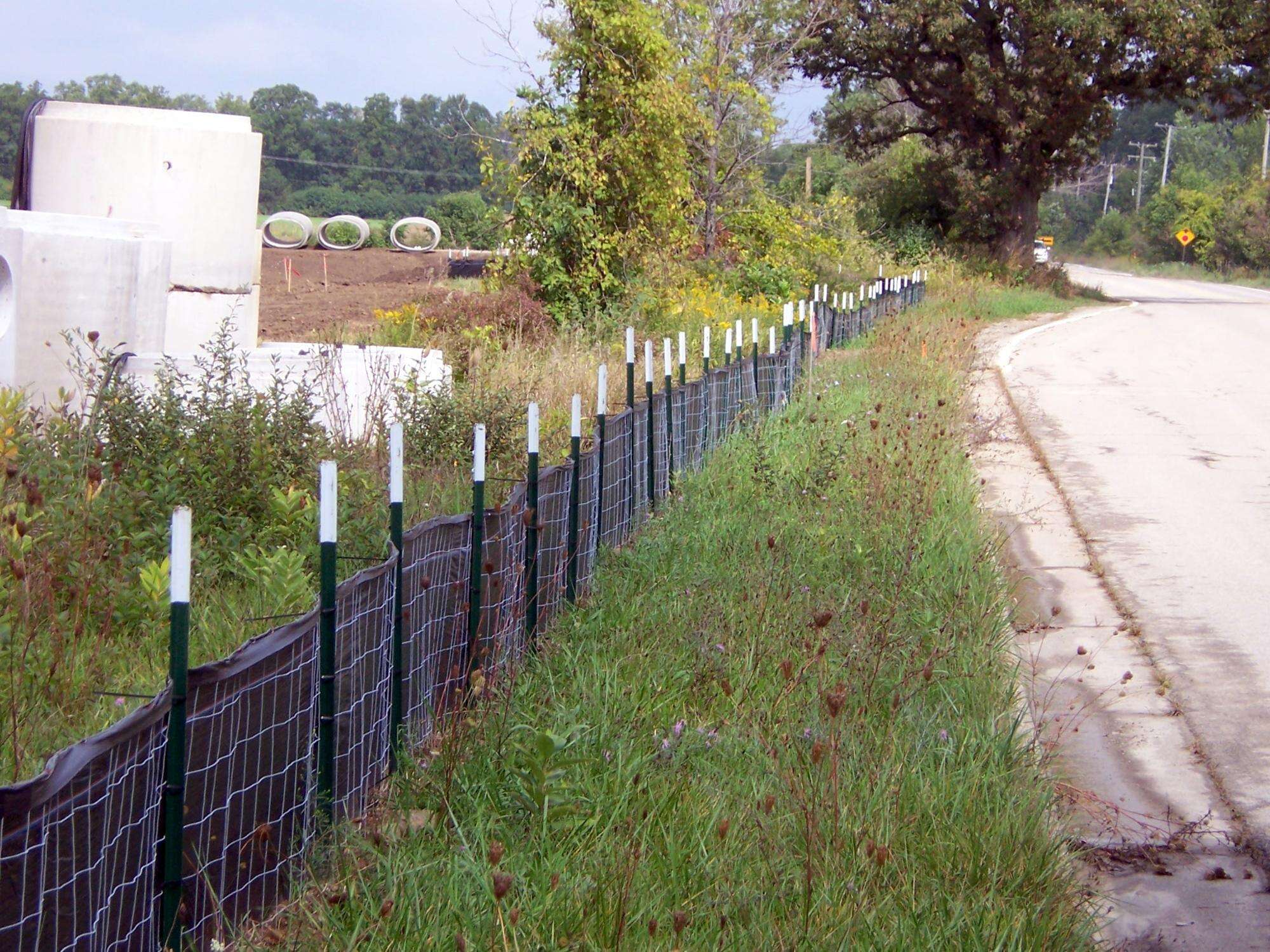 Direct Factory Supply Wire Backed Silt Fence details