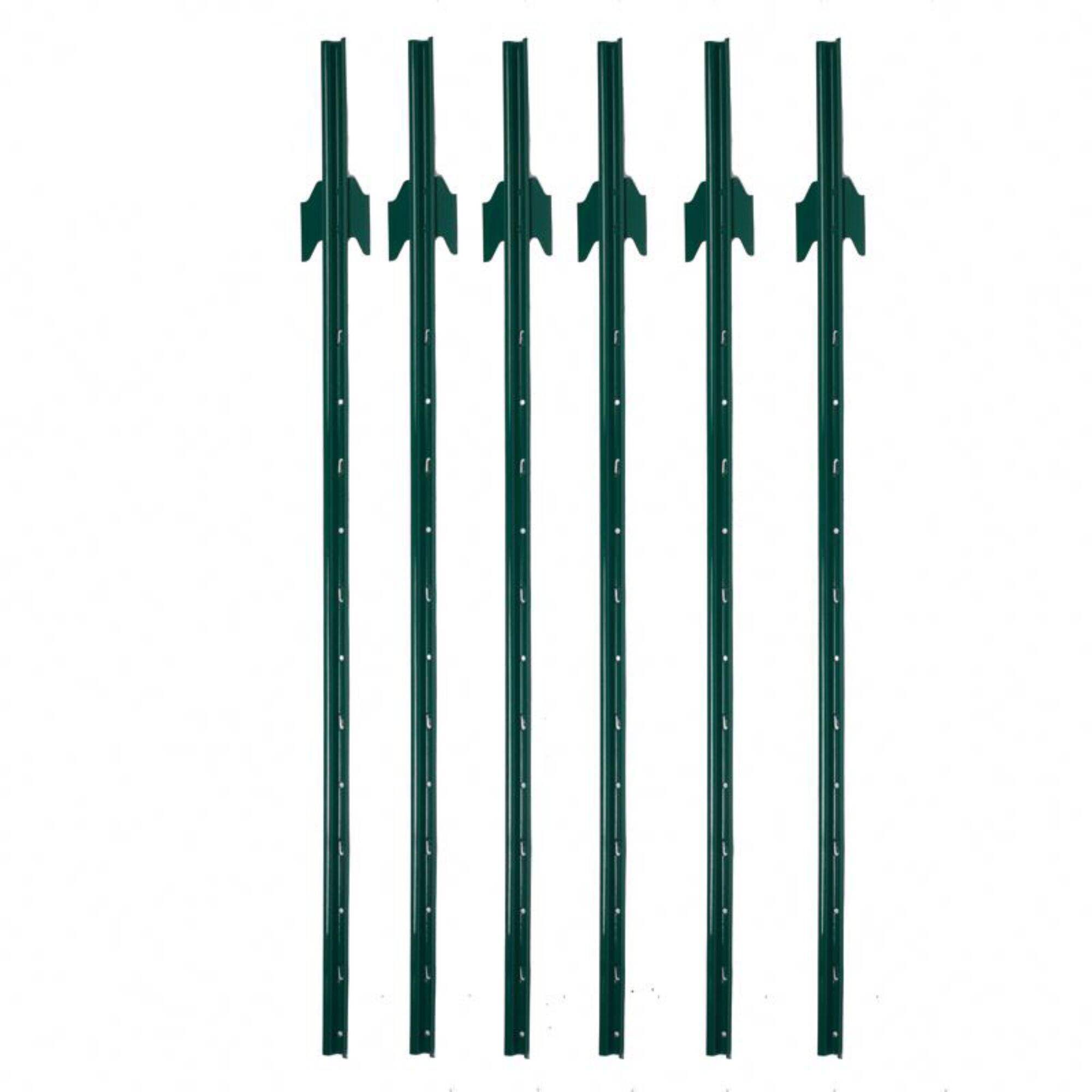 Heavy Duty Garden U Shaped Steel Fence Post With Spade