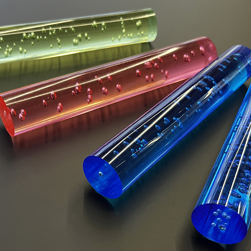 The Effect of Colored Acrylic Rods on Modern Interior Design