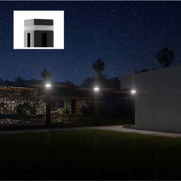 Mantenha sua casa segura com luzes solares brancas para iluminação externa