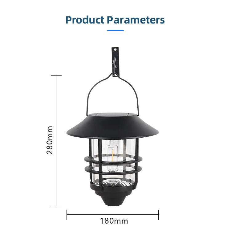 Waterproof Solar Wall Sconce Light Fixture Wall Mount Solar Outdoor hanging wall Lantern Decorative supplier