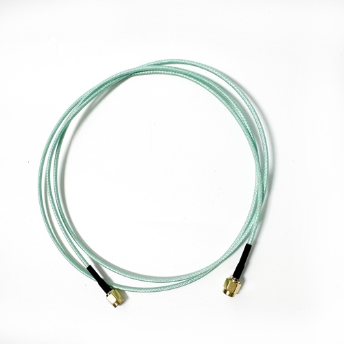 RG316 SMA-JJ Custom Size Flexible Coaxial Cable with TPU Material PVC Insulation Solid Conductor Type