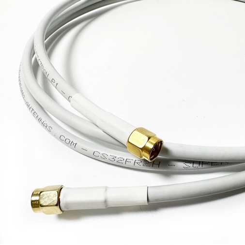 LMR195/200/RG58LL SMA-JJ Custom Size Flexible Coaxial Cable with TPU Material PVC Insulation Solid Conductor Type