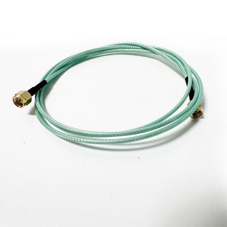 RG316 SMA-JJ Custom Size Flexible Coaxial Cable with TPU Material PVC Insulation Solid Conductor Type Good quality and stable transmission