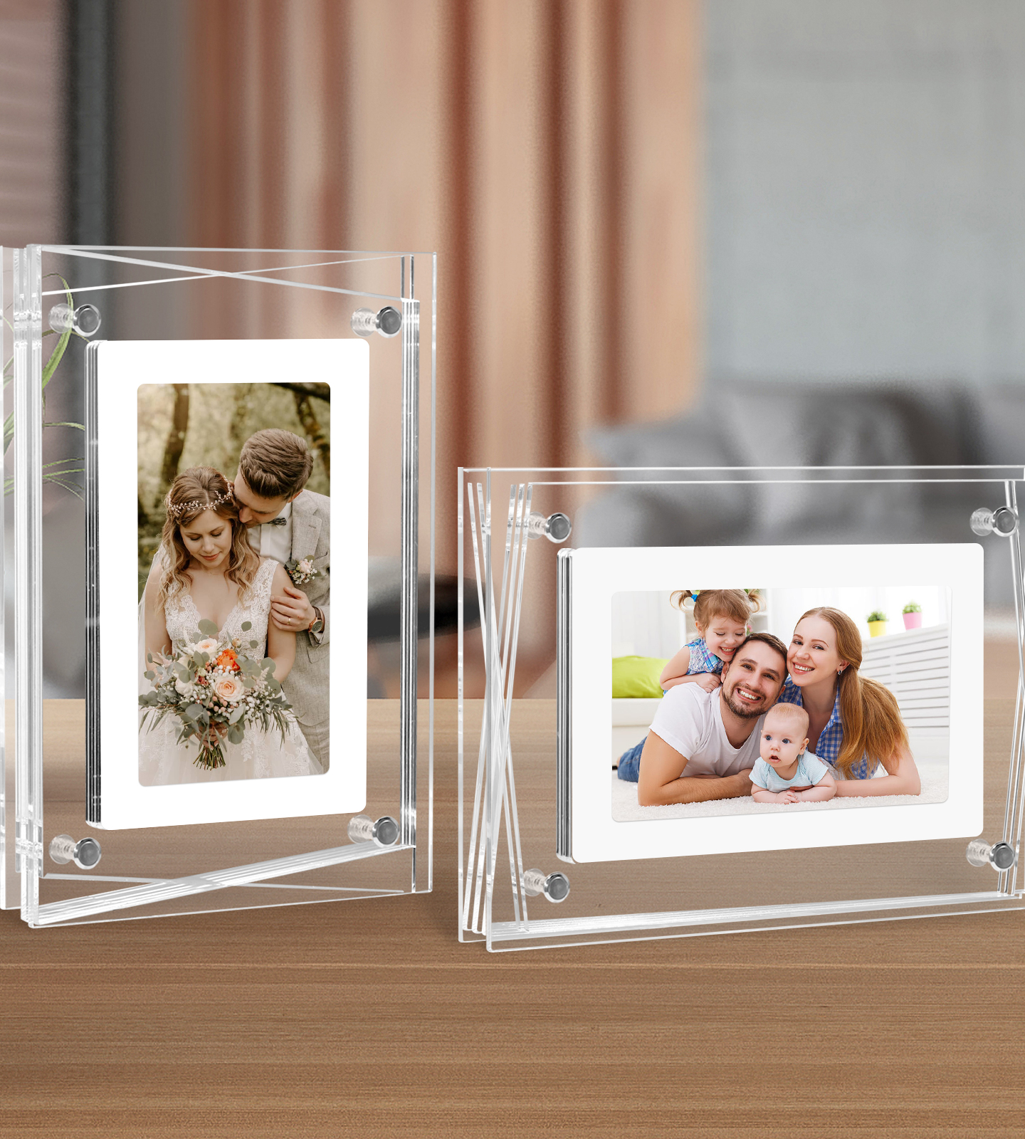 Elegant Acrylic Digital Photo Frames Crafted by Valsen