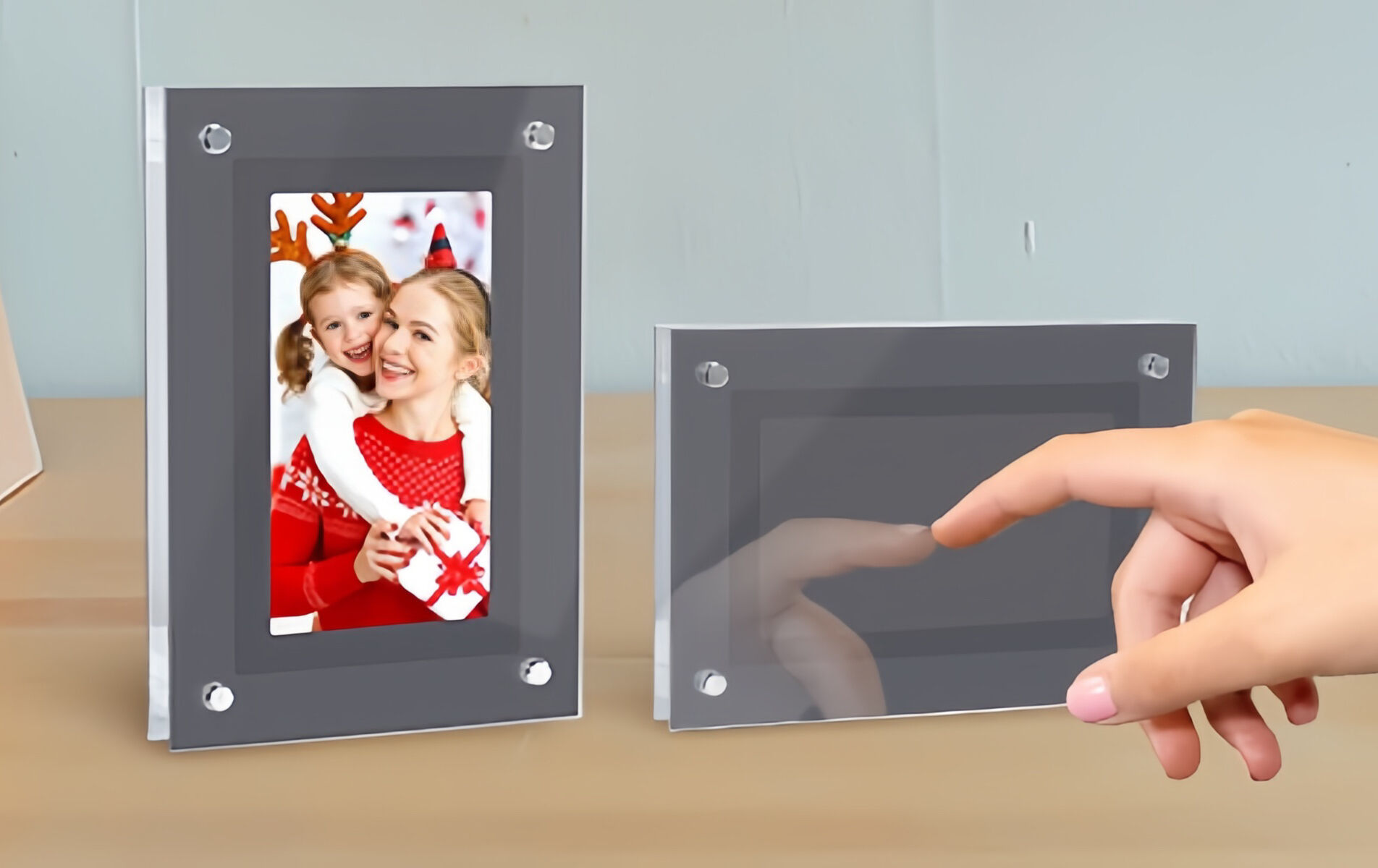 Mirror Panel Acrylic Video Frame