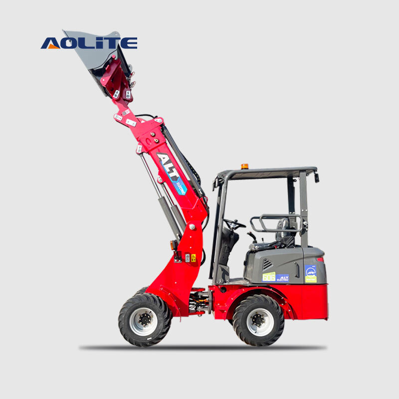 AOLITE ETL600 mini electric telescopic loader boom wheel loader china 0 ...