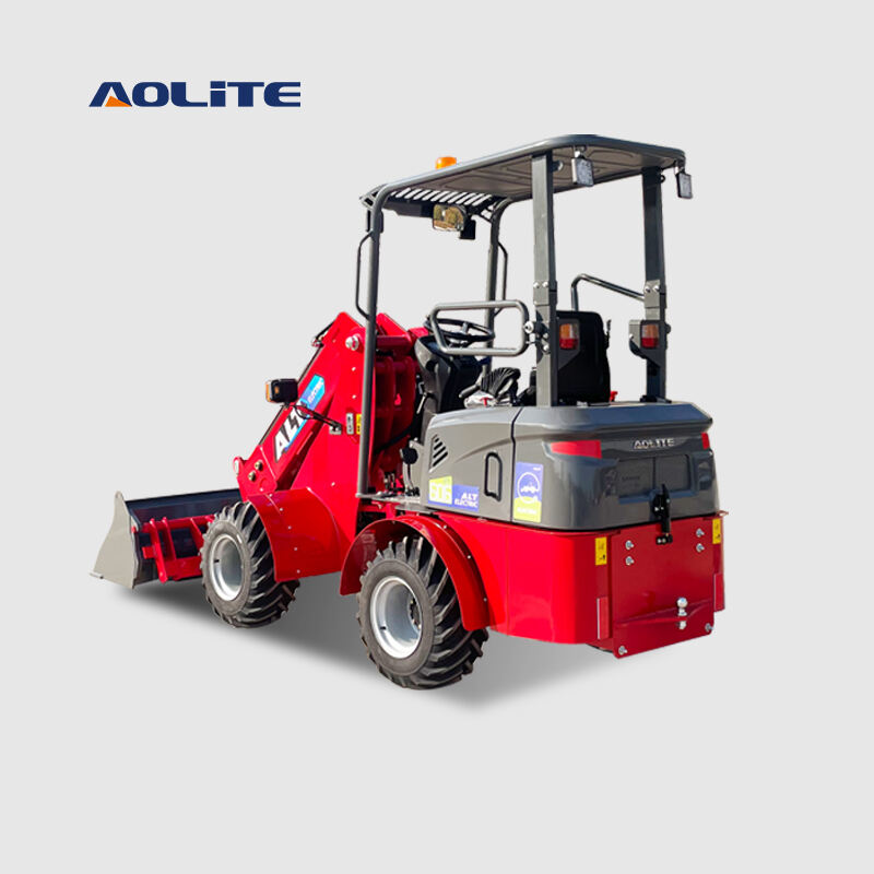 AOLITE ETL600 mini electric telescopic loader boom wheel loader china 0 ...