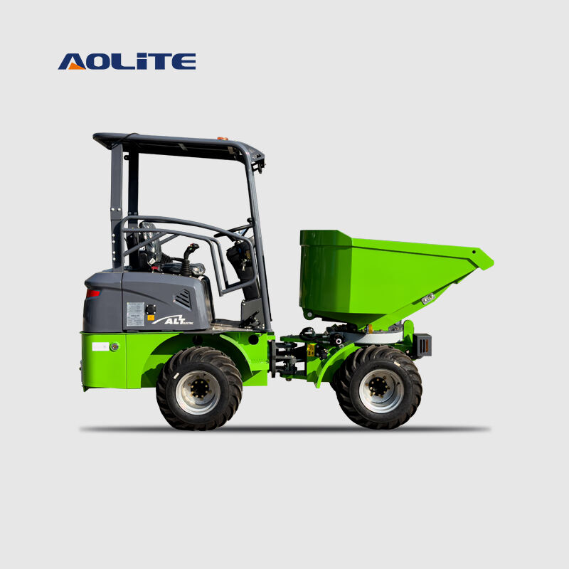 AOLITE WD16E electric mini 4x4 wheel four-wheel dumper garden 4 wheel