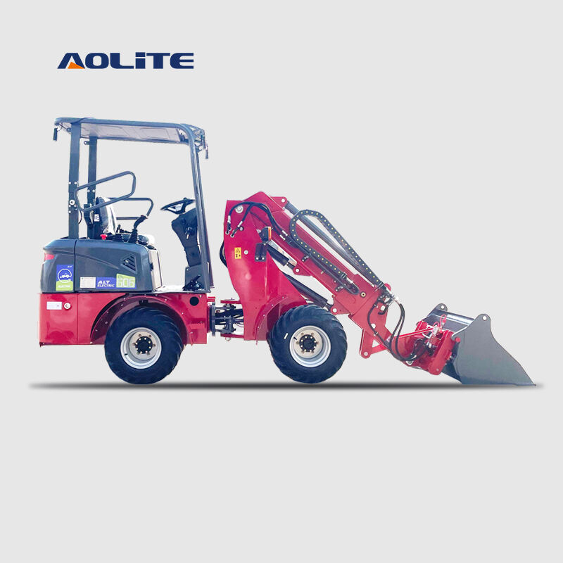 AOLITE ETL600 mini electric telescopic loader boom wheel loader china 0 ...