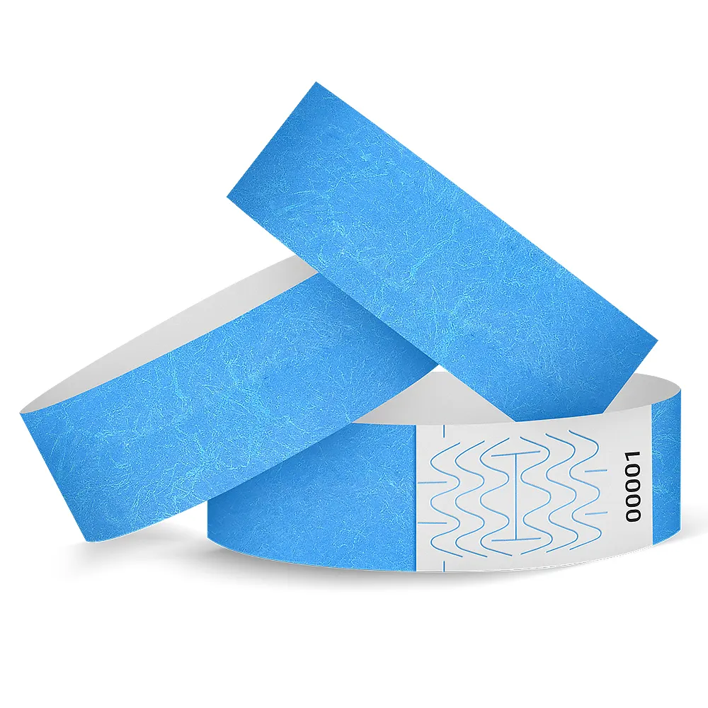 High quality personalised events Tyvek wristbands