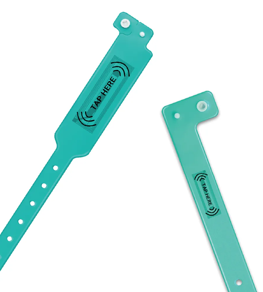 Customizable RFID bracelets for an individualized experience