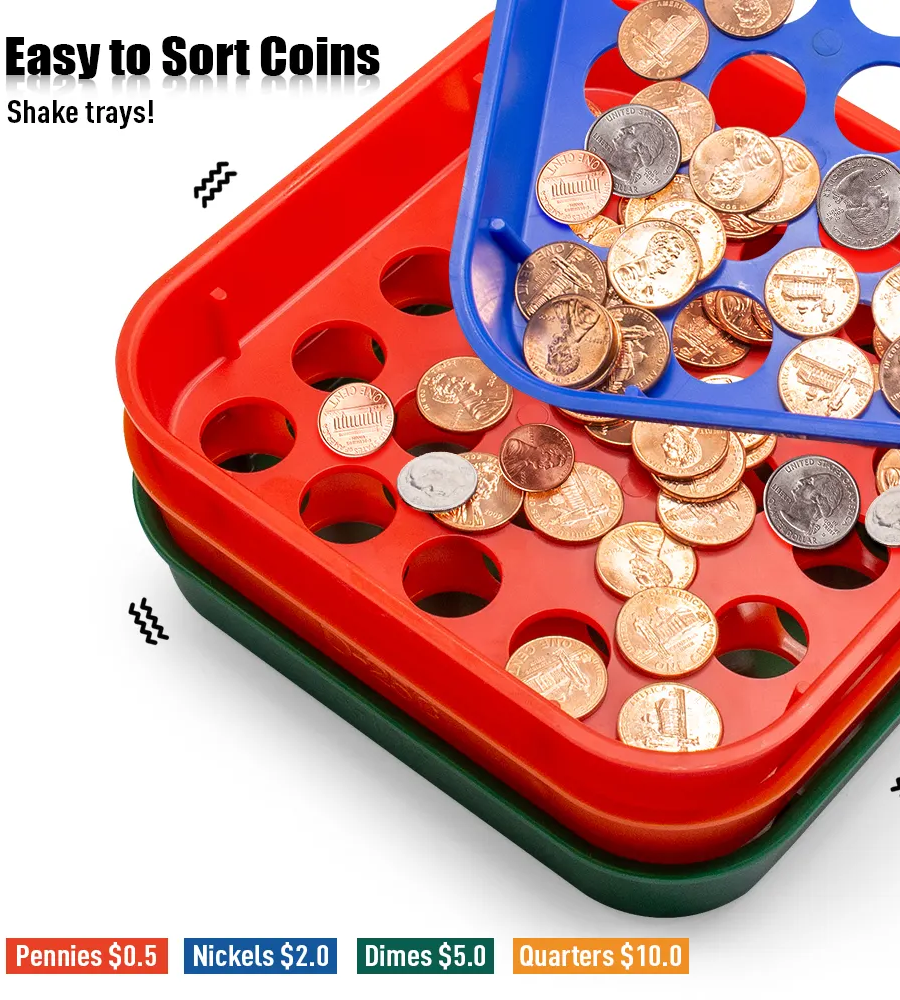 Keep your coins safe and in order with tough wrappers