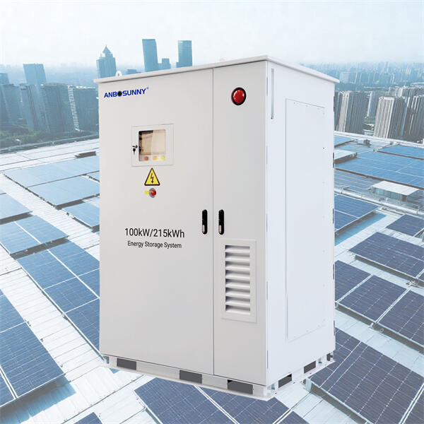 What are the latest advancements in solar battery technology for commercial use?