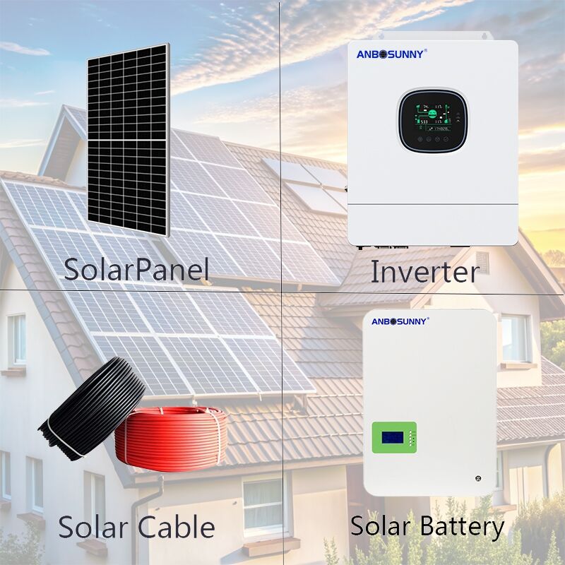 Installationsanleitung für Solarpanele mit Batteriespeicher