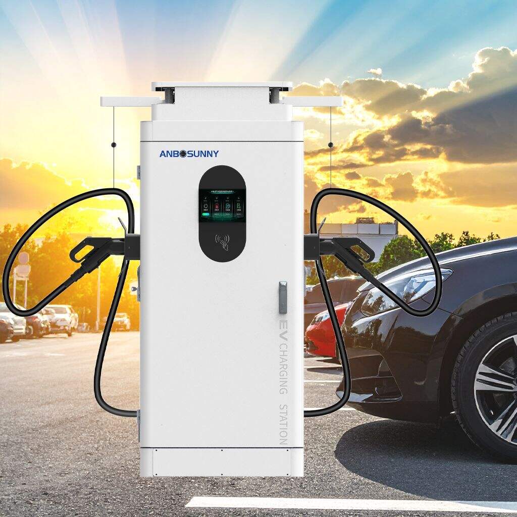 Reducing carbon footprints one charge at a time with solar stations.