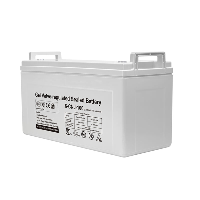 Rechargeable sealed lead acid battery deep cycle 12V 100Ah AGM gel batteries
