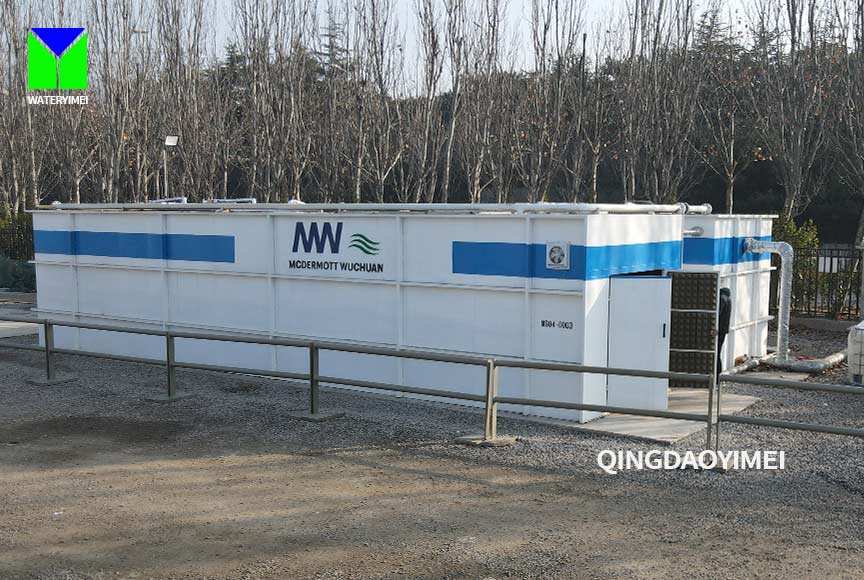 100m3d  package sewage treatment plant for hospital resort domestic sewage treatment details