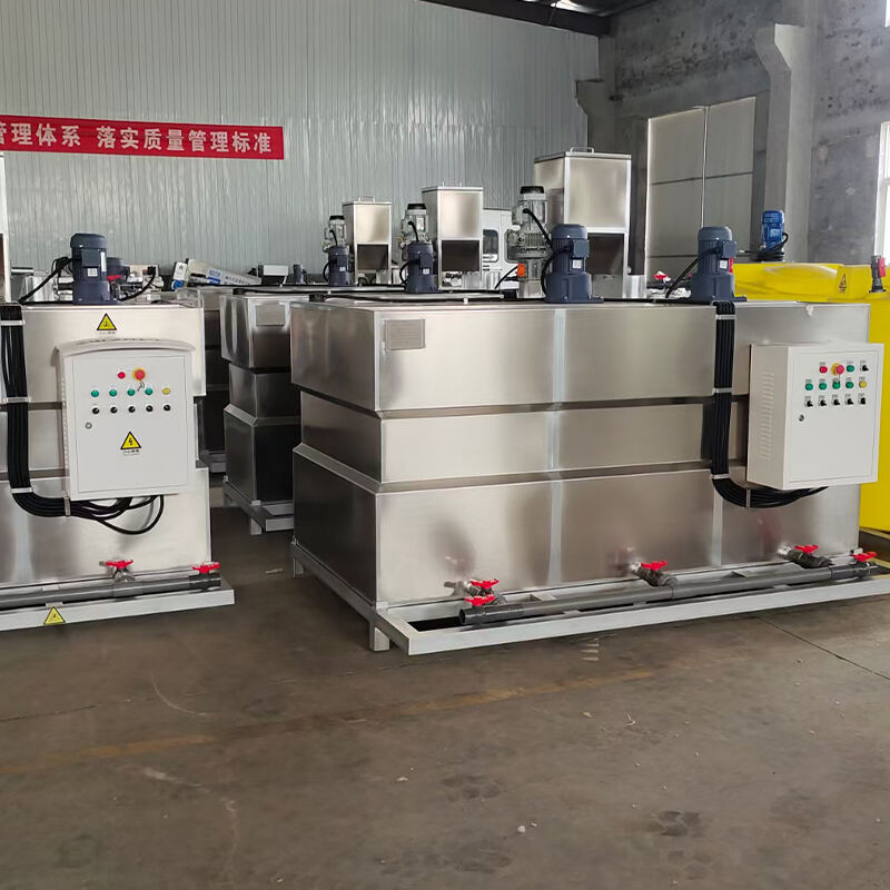 Automatic dosing system for waste water flocculant coagulant polymer dosing