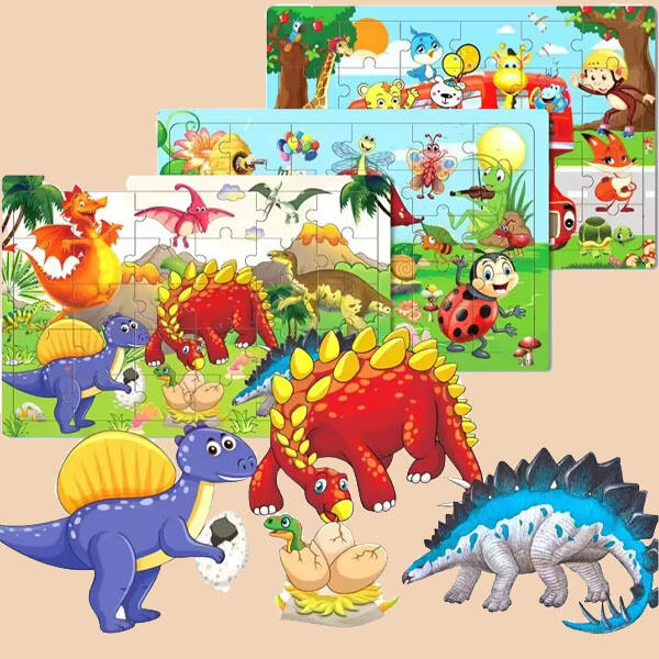 Montessori animal puzzles promote early learning and developmen