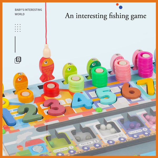 The Wooden Fishing Toy for Kids