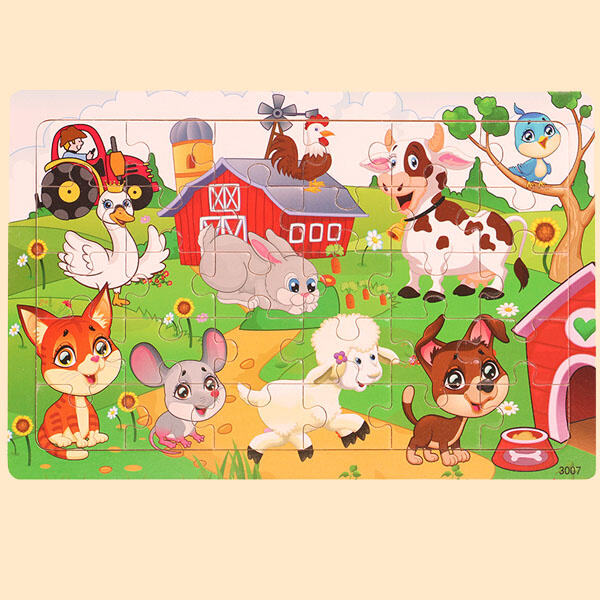 Experience the Beauty of Nature with Our Wooden Animal Puzzles