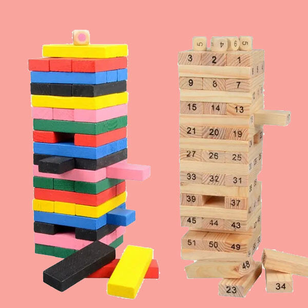 3D Wooden Building Puzzles