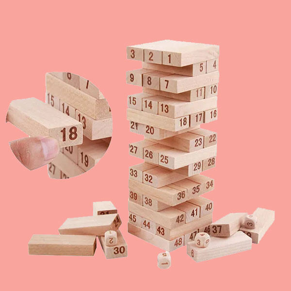 3D Wooden Building Puzzles