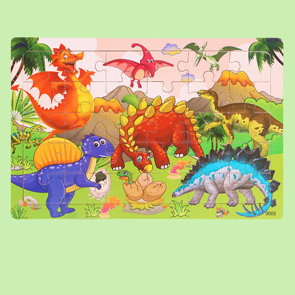 Puaskan anak kecil Anda dengan puzzle kayu yang menawan ini!