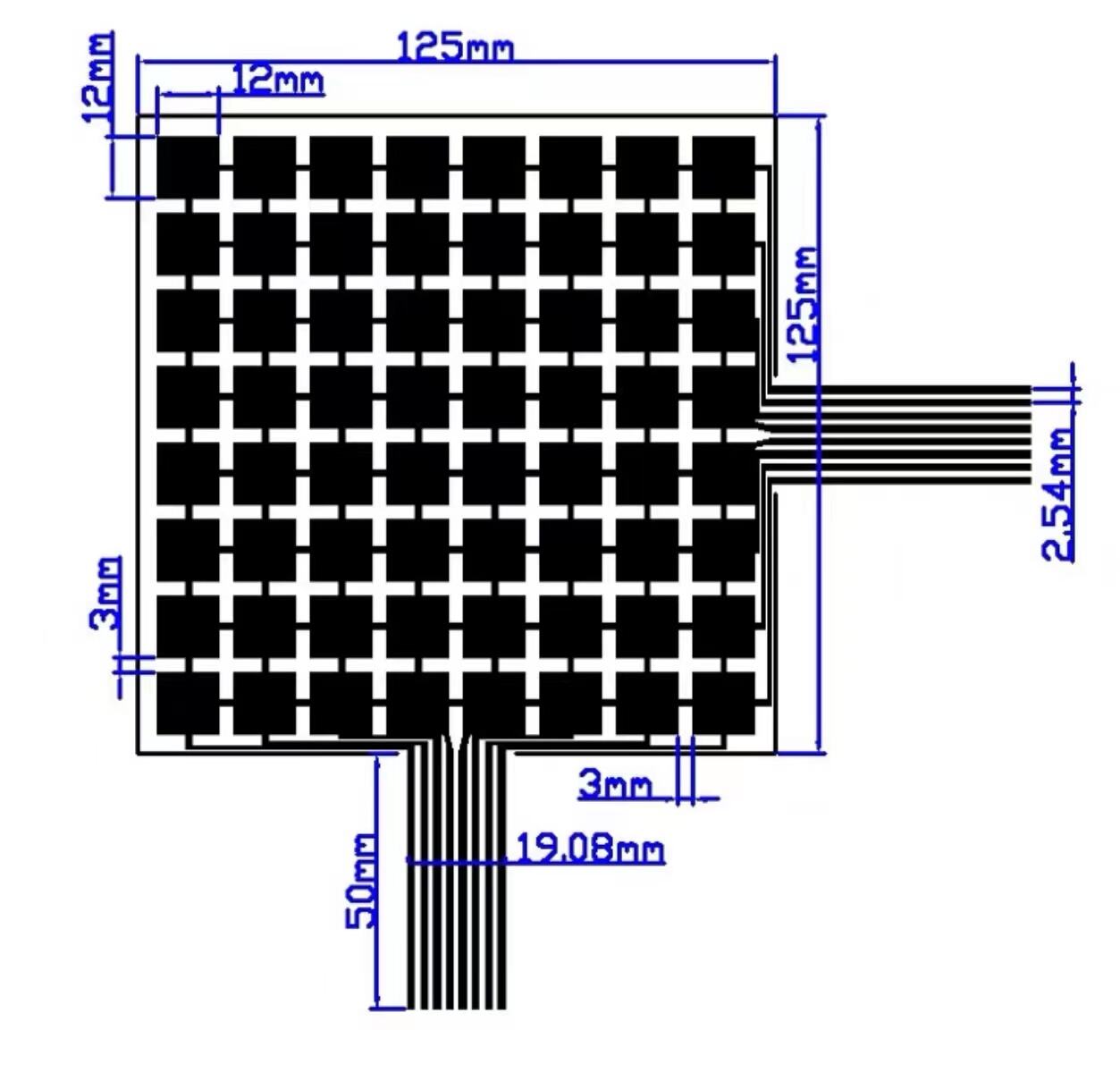 High Sensitivity Bend Sensor Tactile Mirror Pressure Sensor with Sputtered Thin Film Good Price Pressure Sensors supplier