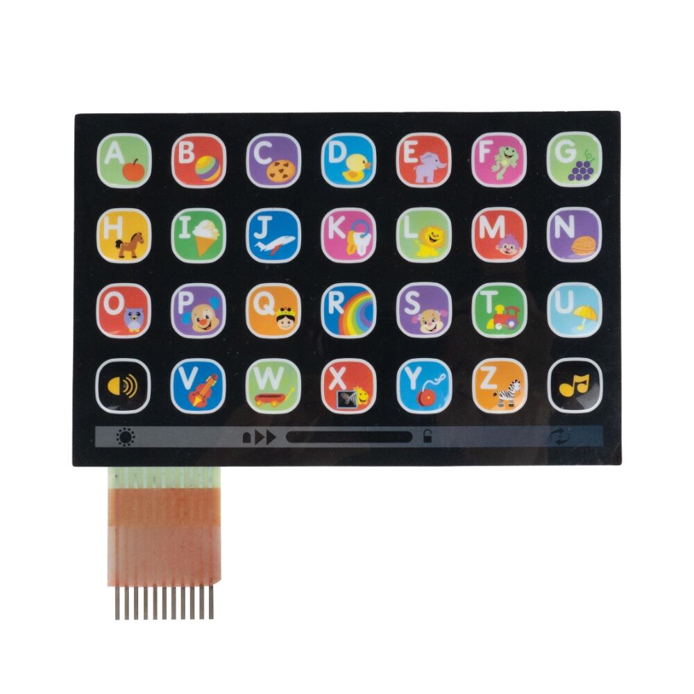 Oem Competitive Price Led Light Membrane Switch Graphic Overlay manufacture