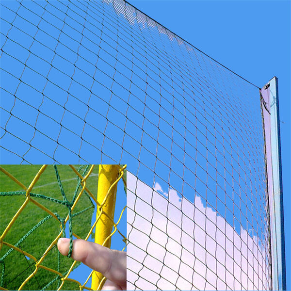 Mga Katangian ng Maiiting Soccer Backstop Netting