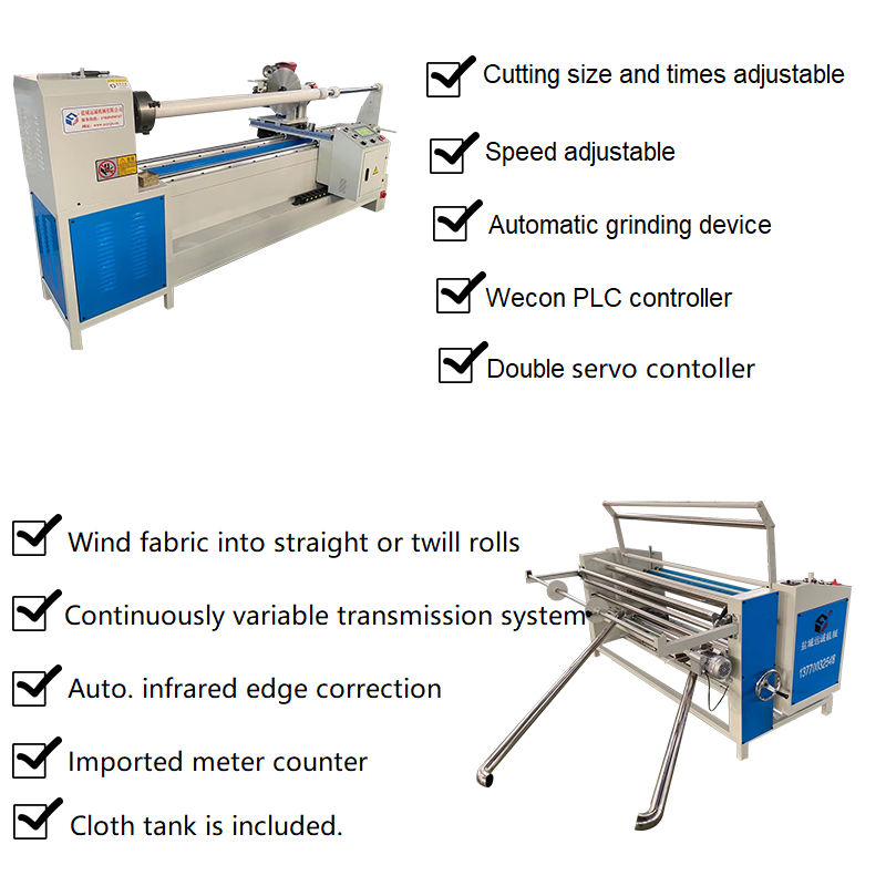 pvc edge band rubber belt slitting machine small fabric slitting rewinding machine hot knife details