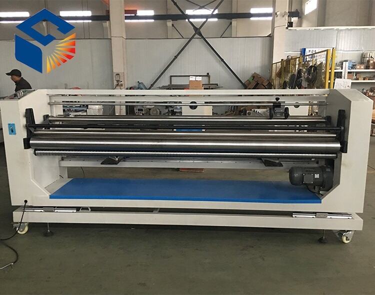 1600mm yuancheng Non woven  leather  pp woven fabric roll machine factory